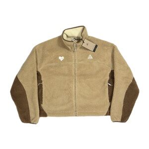 Nike ACG beige brown Canwell Glacier Therma fit ADV sherpa fleece women medium